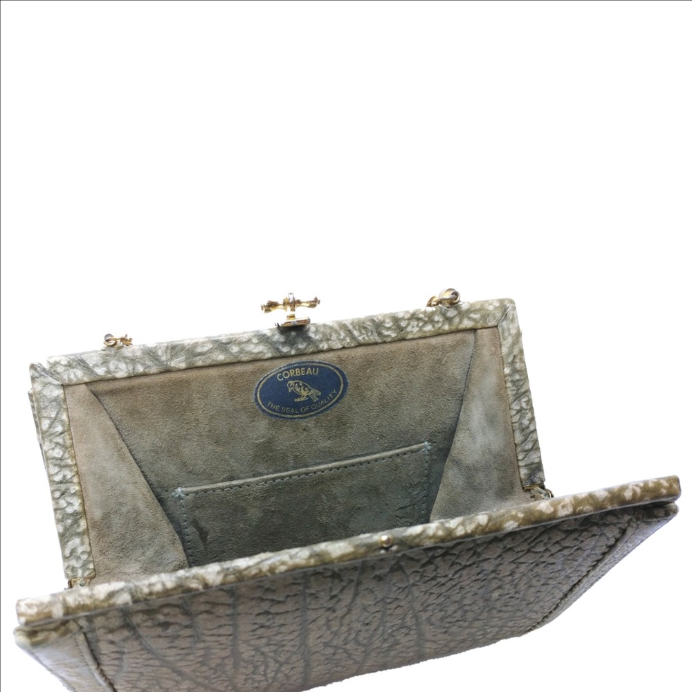 CORBEAU curio Handbag Elephant Leather S. Africa - Picture 5 of 8